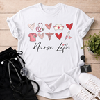 Nurse Life Icons T-Shirt