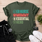 ER Nurse Mommy Essential Hero T-Shirt