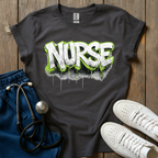 Drip Graffiti Nurse T-Shirt