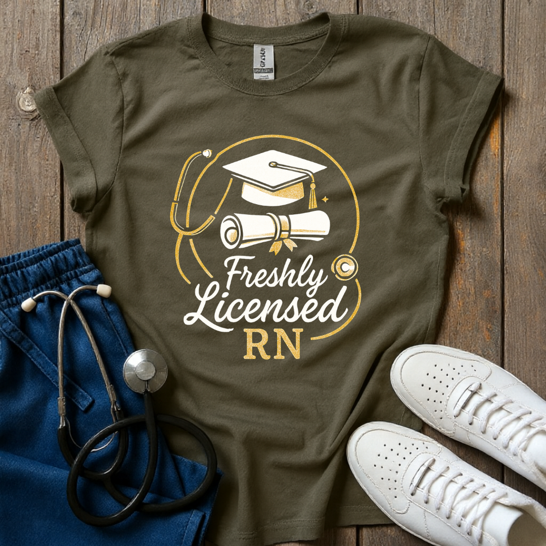 Freshly Licensed RN T-Shirt
