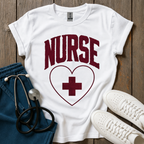 Nurse Heart Cross T-Shirt