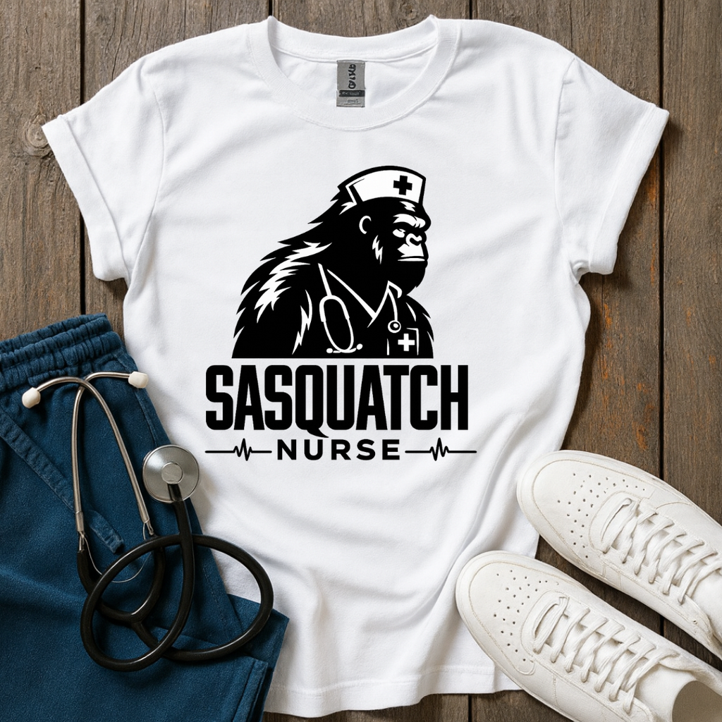Sasquatch Nurse T-Shirt