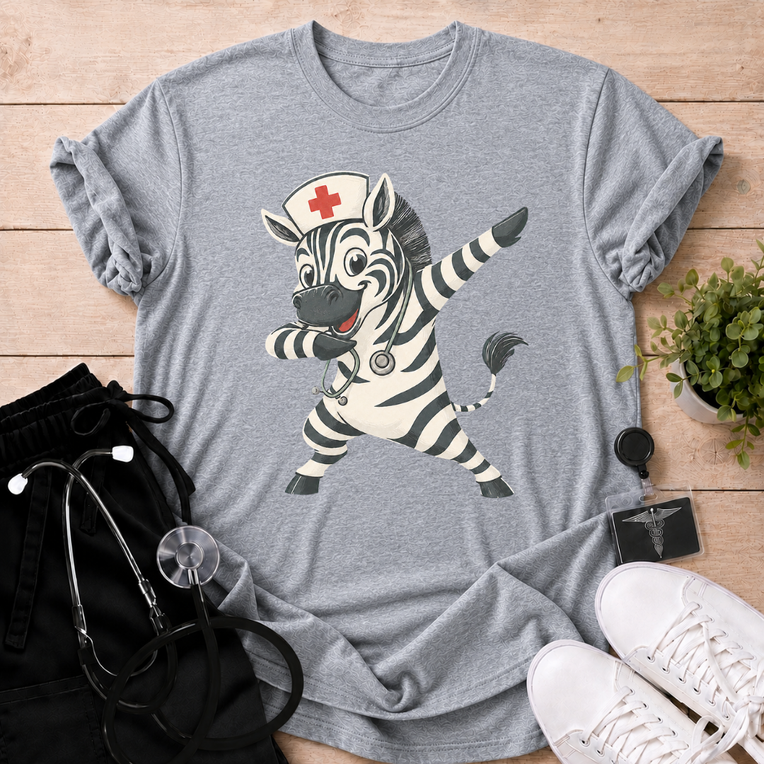 Zebra Nurse T-Shirt