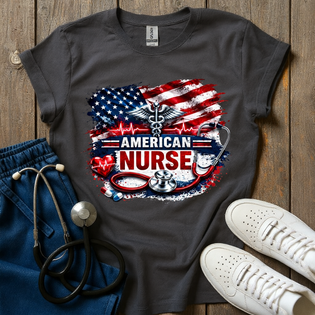 Freedom USA Nurse T-Shirt
