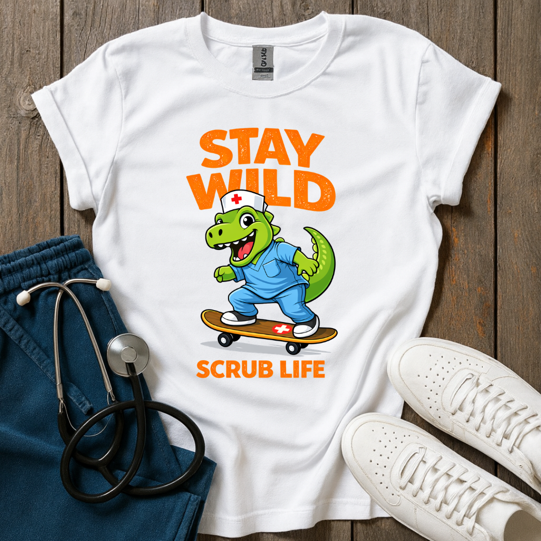 Dino Nurse Wild T-Shirt
