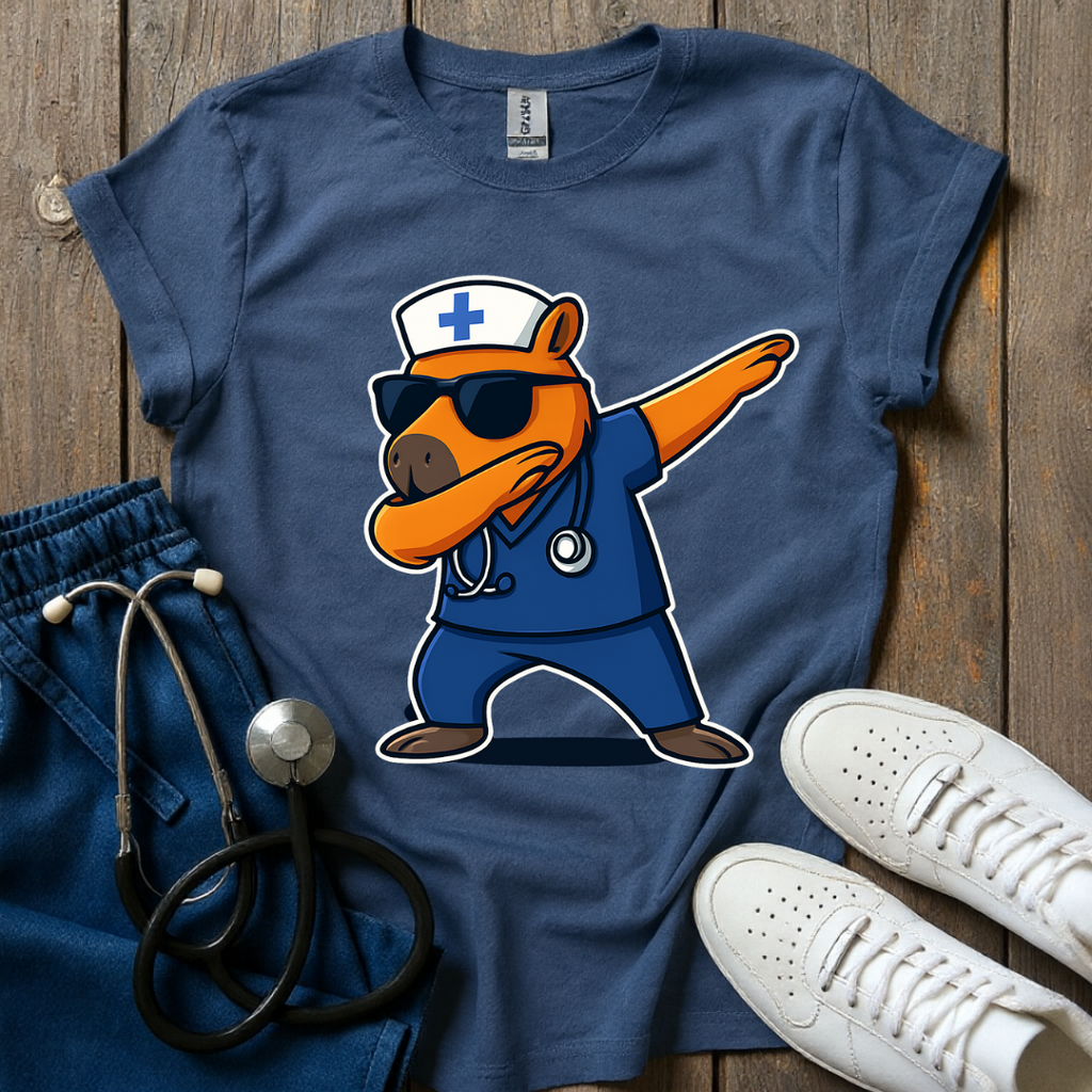 Capybara Nurse T-Shirt