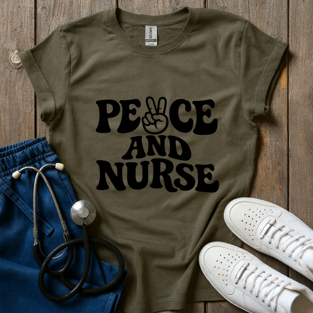 Peace And Nurse T-Shirt