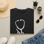 Skeleton Hand Stethoscope T-Shirt