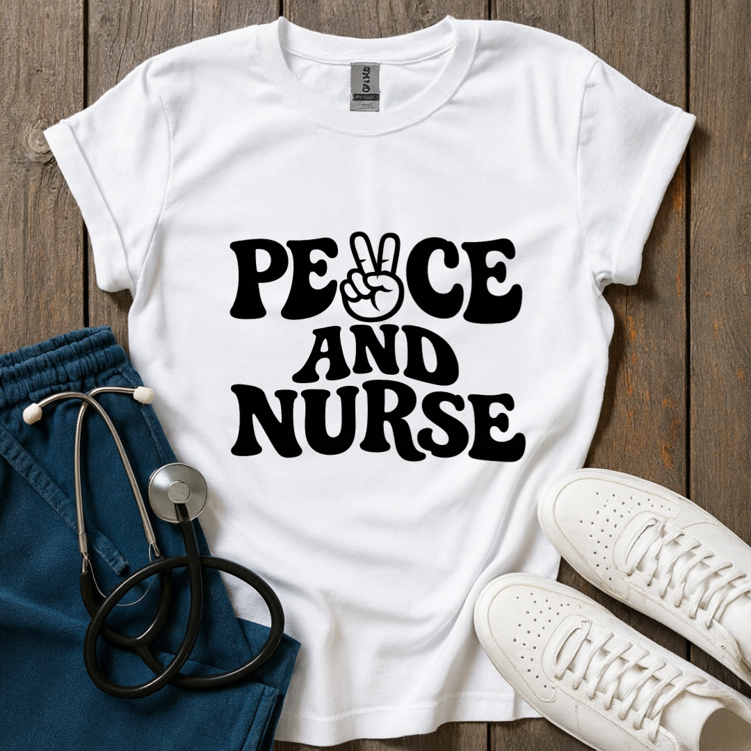 Peace And Nurse T-Shirt