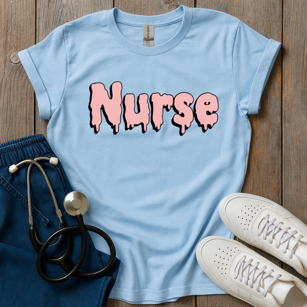Pink Melt Nurse T-Shirt