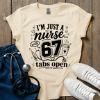 67 Tabs Open T-Shirt