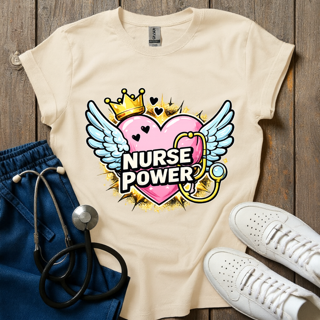 Nurse Power Wings T-Shirt