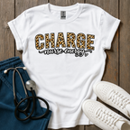 Leopard Charge Nurse T-Shirt
