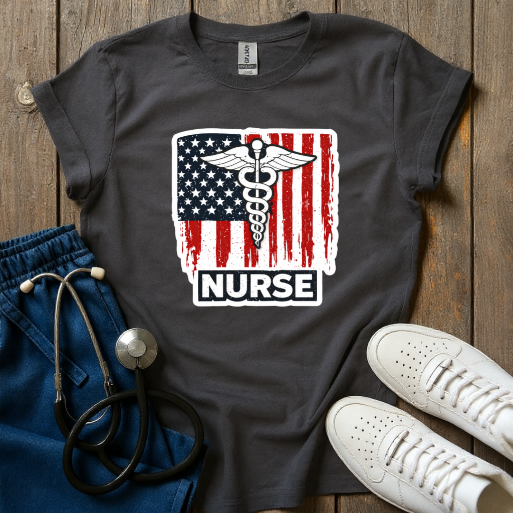 Flag Nurse T-Shirt