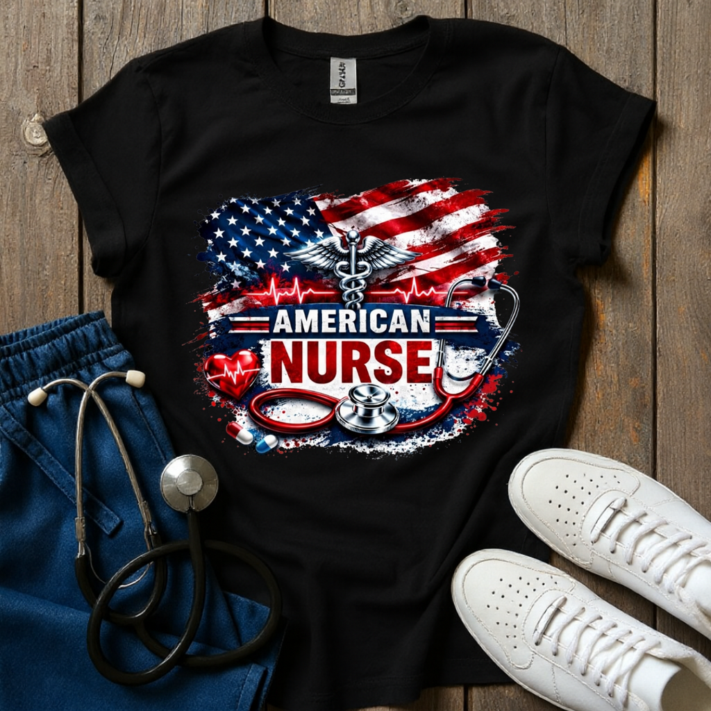 Freedom USA Nurse T-Shirt