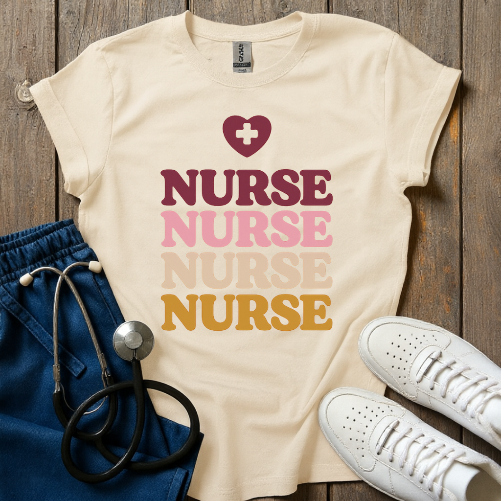 Vintage Style Nurse T-Shirt