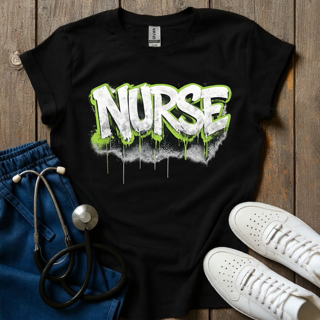 Drip Graffiti Nurse T-Shirt
