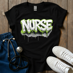 Drip Graffiti Nurse T-Shirt