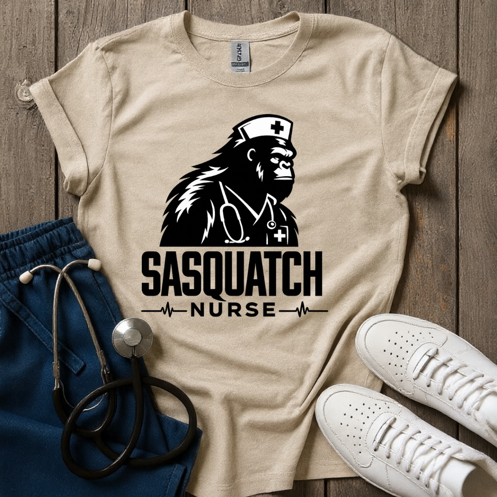 Sasquatch Nurse T-Shirt