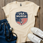 USA Nurse Shield T-Shirt