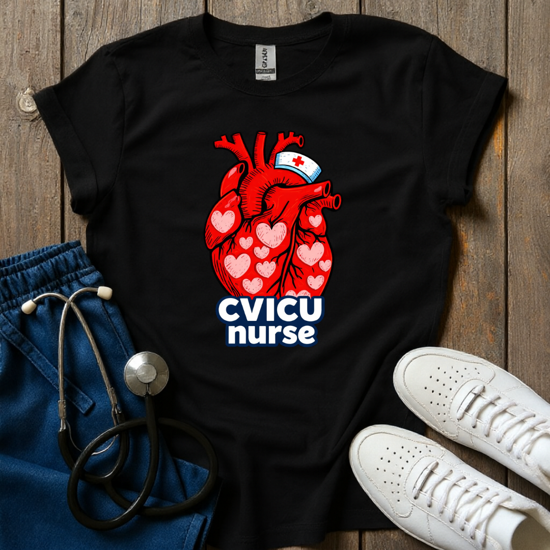 CVICU Heart T-Shirt