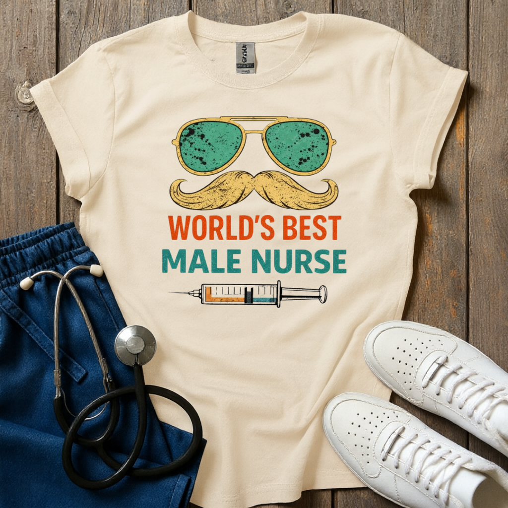 Best Male Nurse T-Shirt