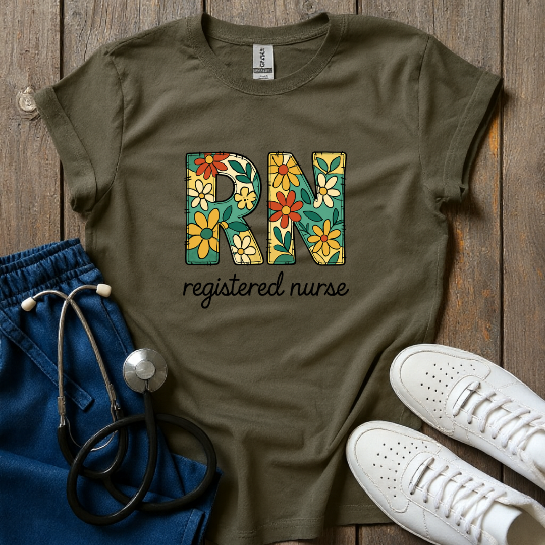 Daisy Patch RN T-Shirt
