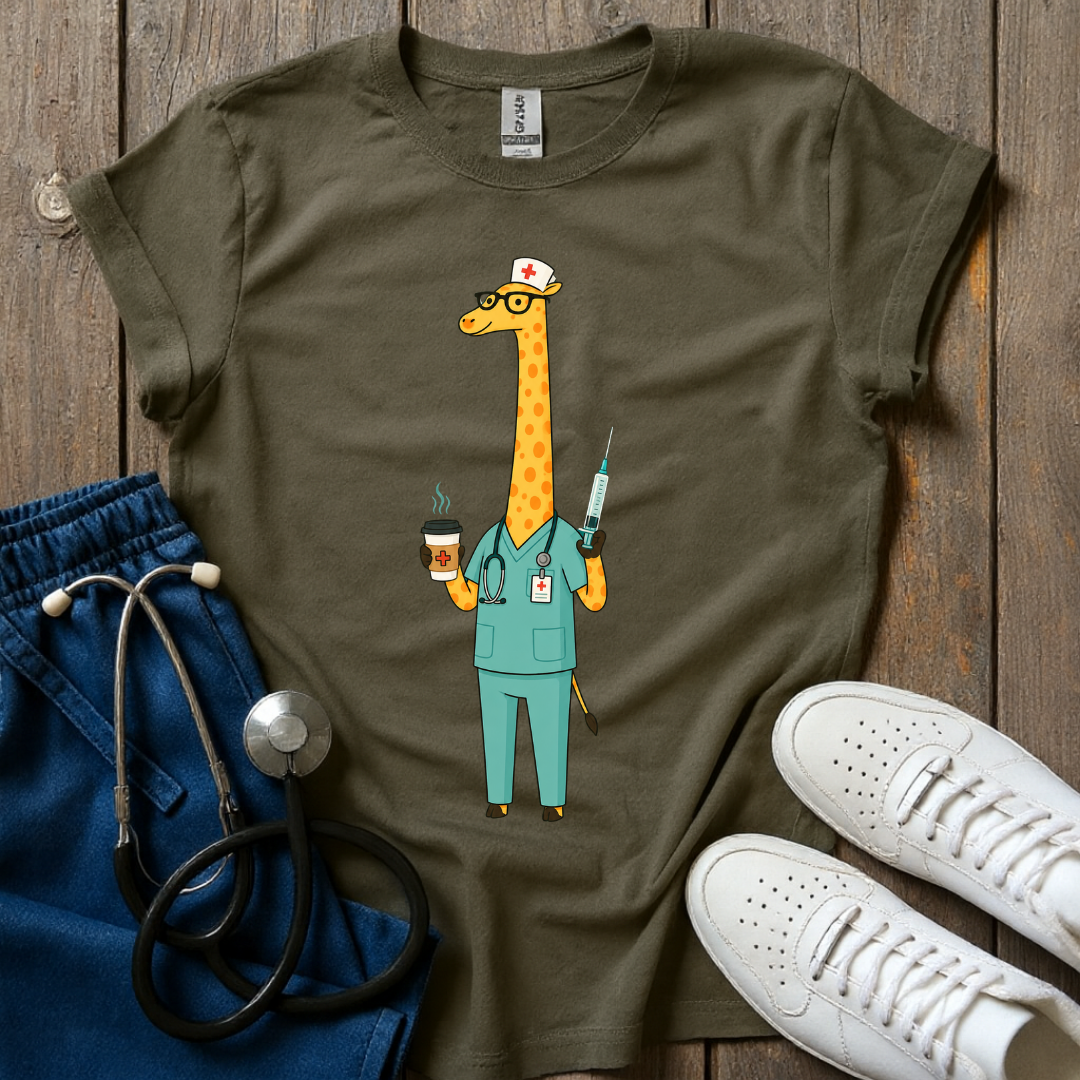 Giraffe Nurse T-Shirt