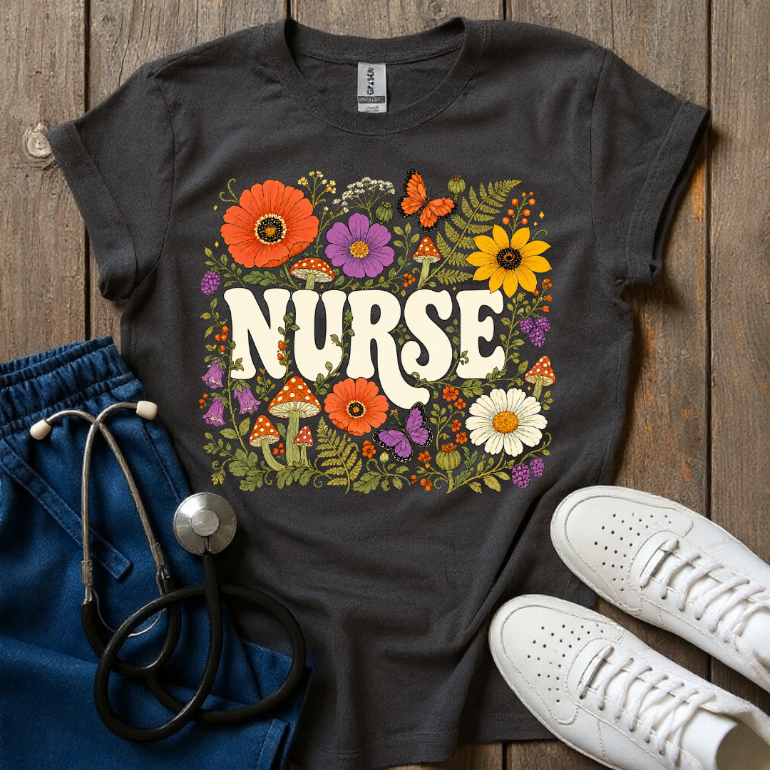 Botanical Nurse T-Shirt