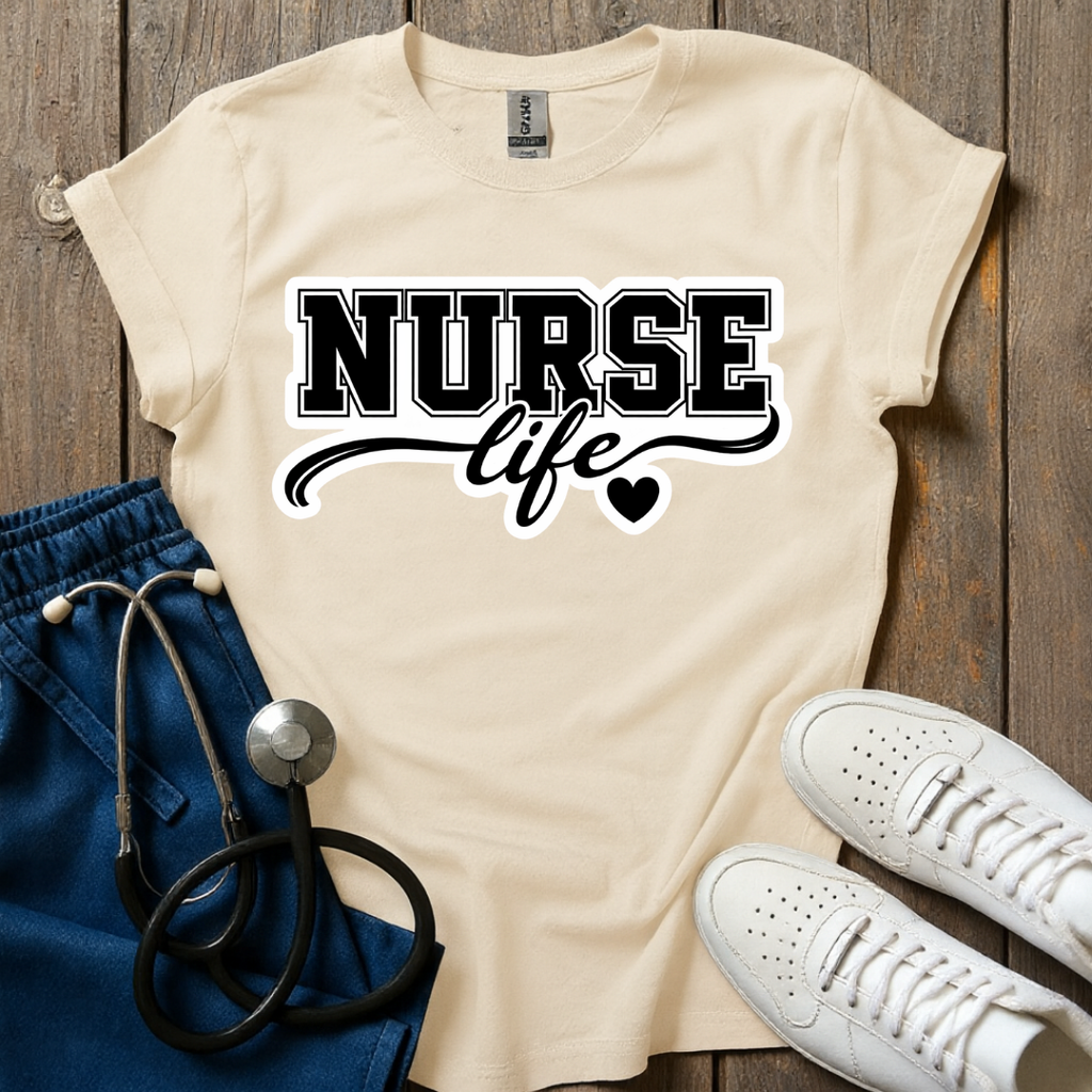 Nurse Life Collegiate T-Shirt