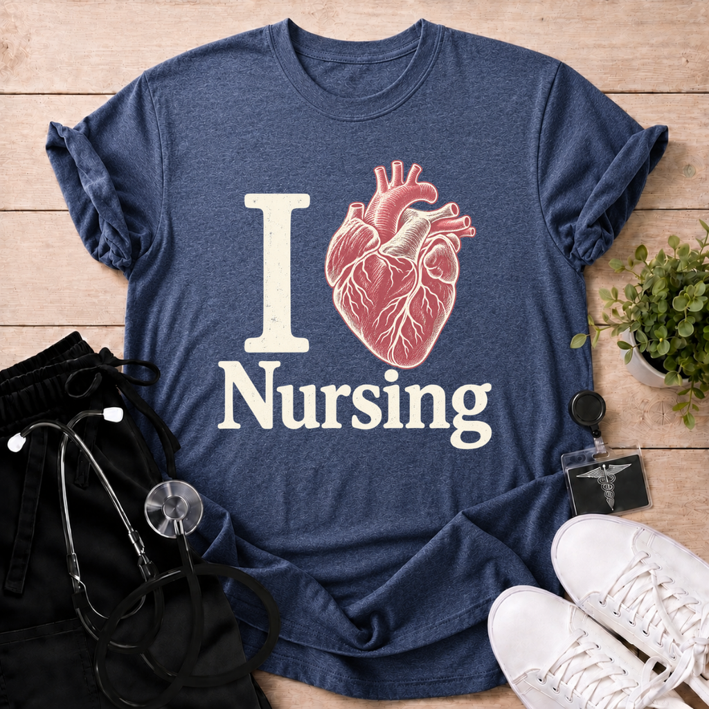 I Heart Nursing T-Shirt