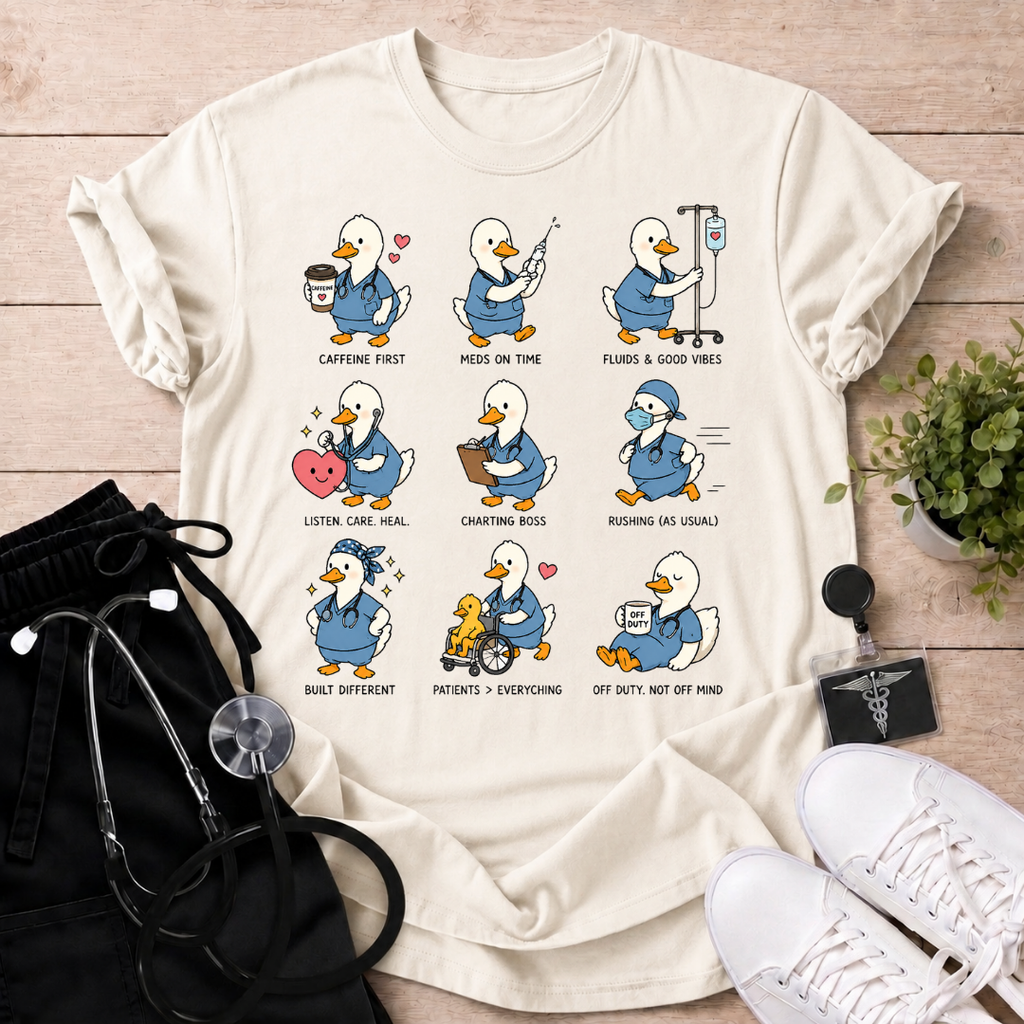 Life of a Nurse Goose T-Shirt