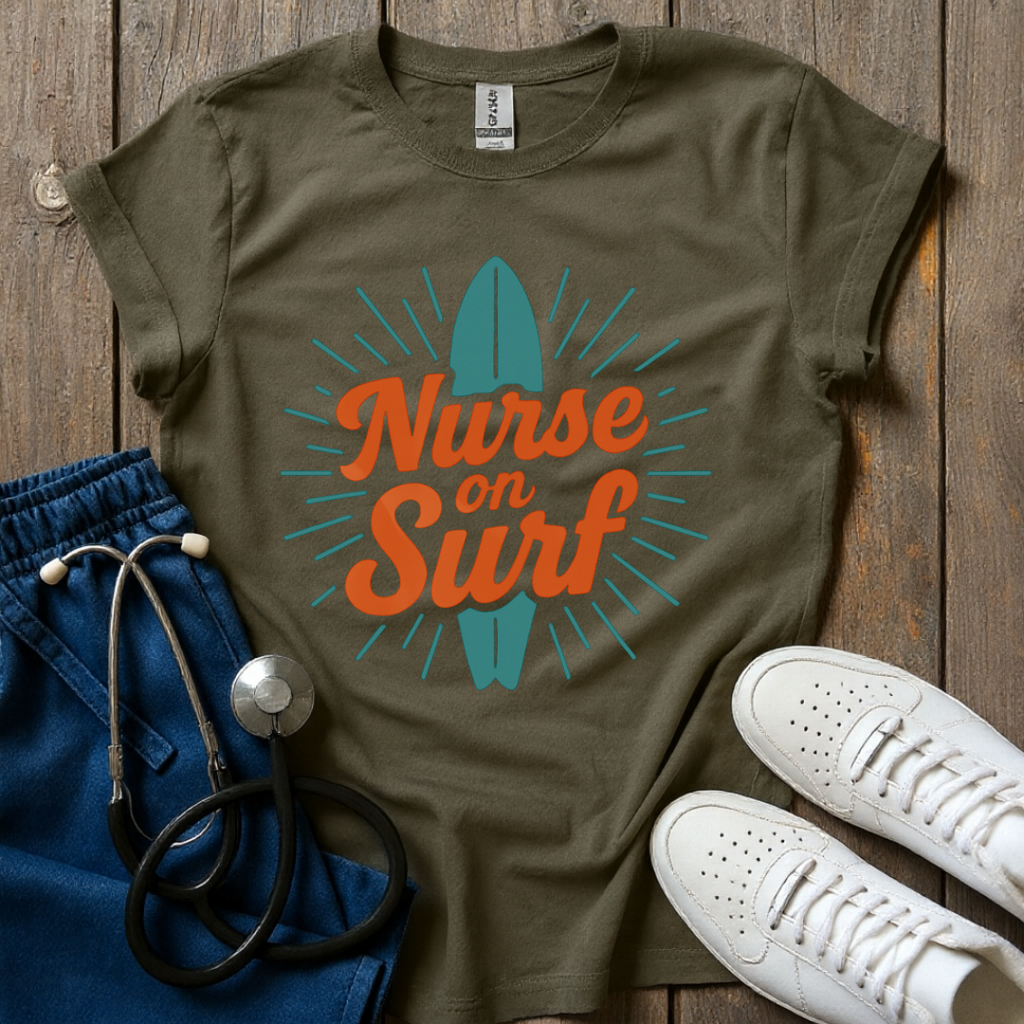 Nurse on Surf T-Shirt