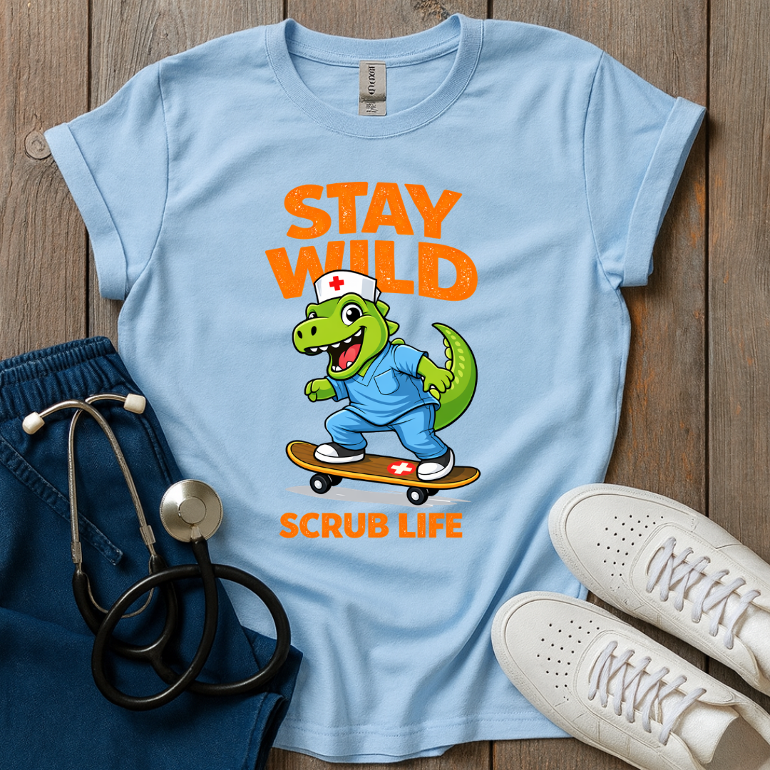 Dino Nurse Wild T-Shirt