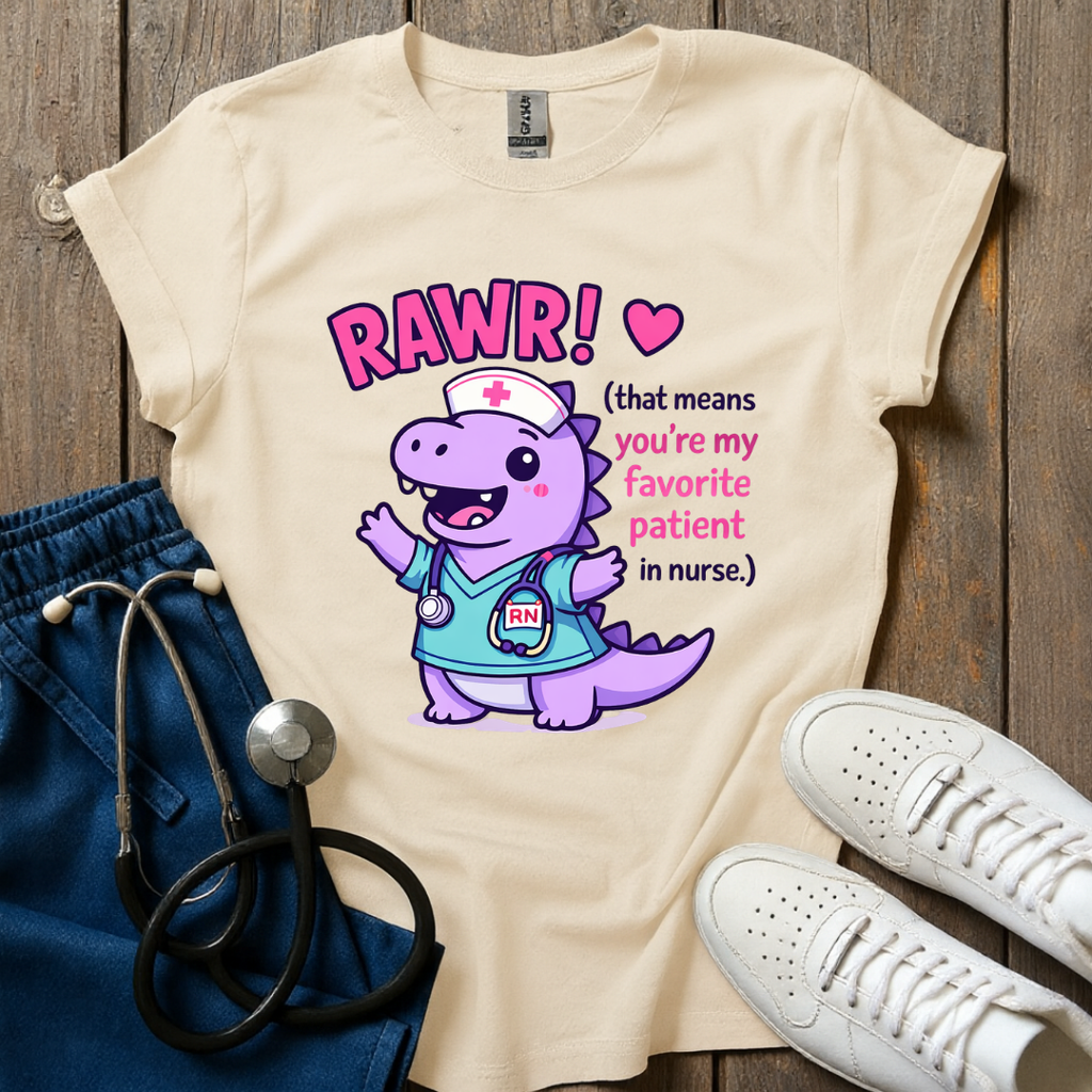 Rawr In Nurse T-Shirt