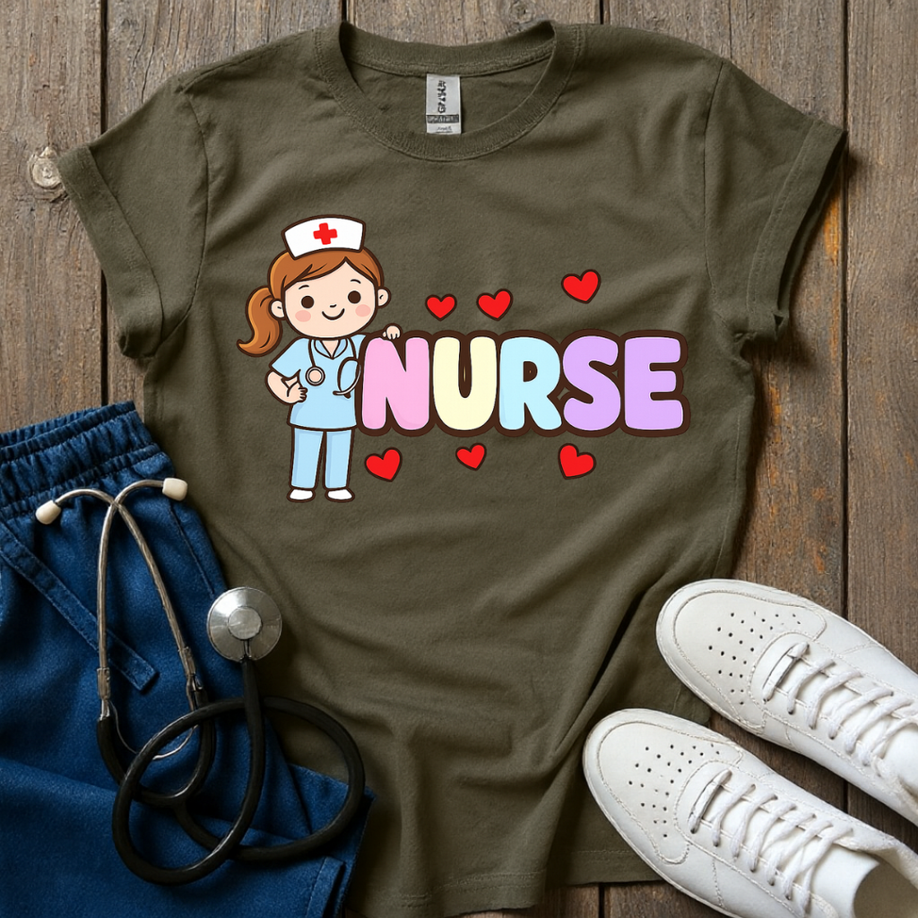 Cute Nurse Love T-Shirt