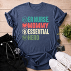 ER Nurse Mommy Essential Hero T-Shirt