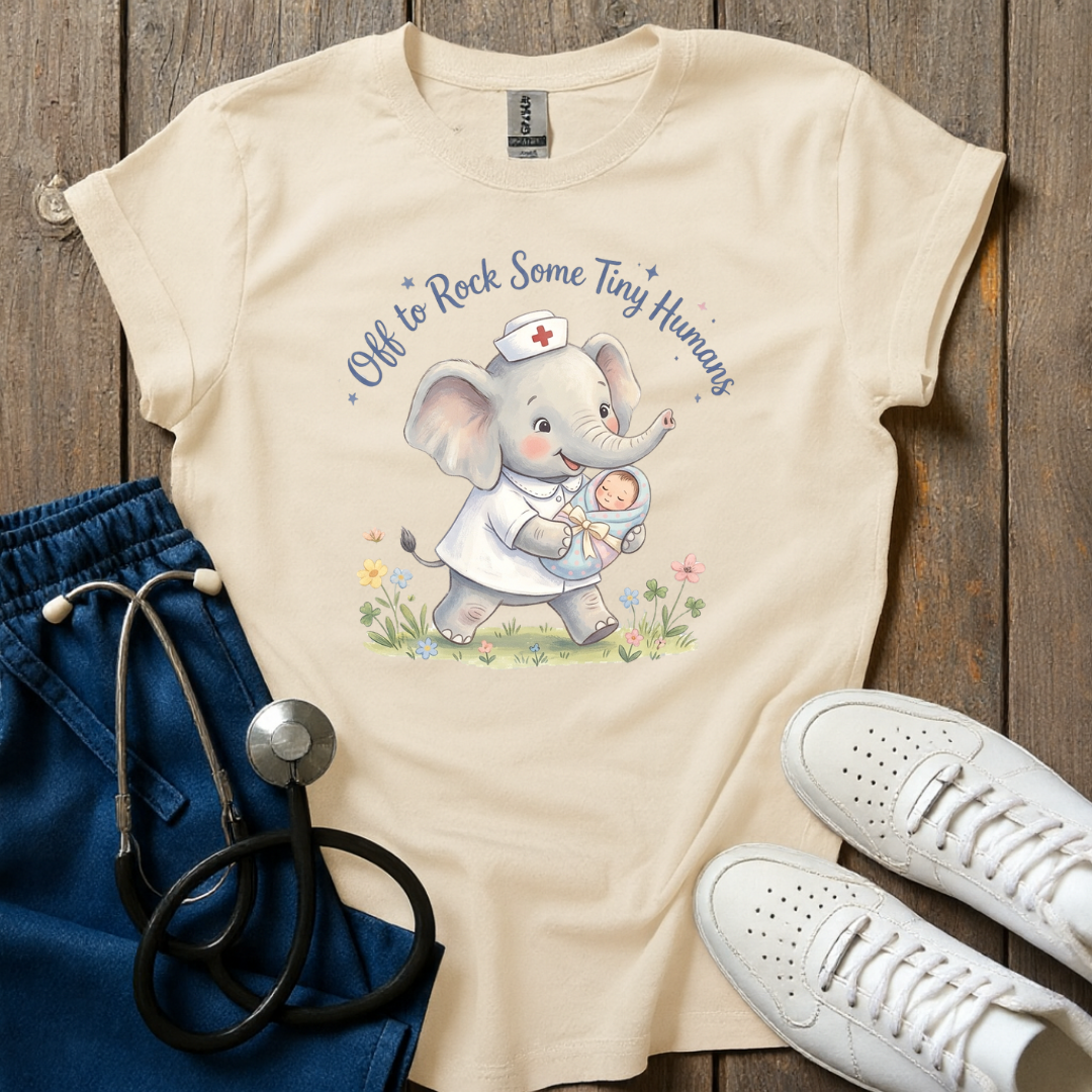 Off To Rock Tiny Humans T-Shirt