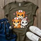 Cute Animal Nurses T-Shirt