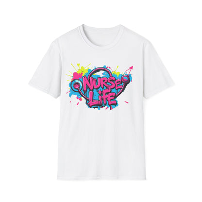 Nurse Life Graffiti T-Shirt