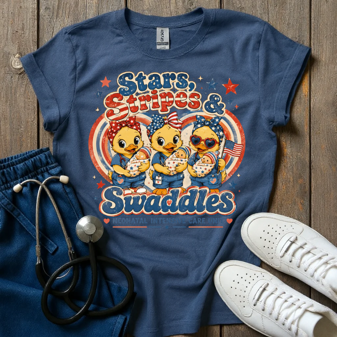Stars Stripes And Swaddles T-Shirt