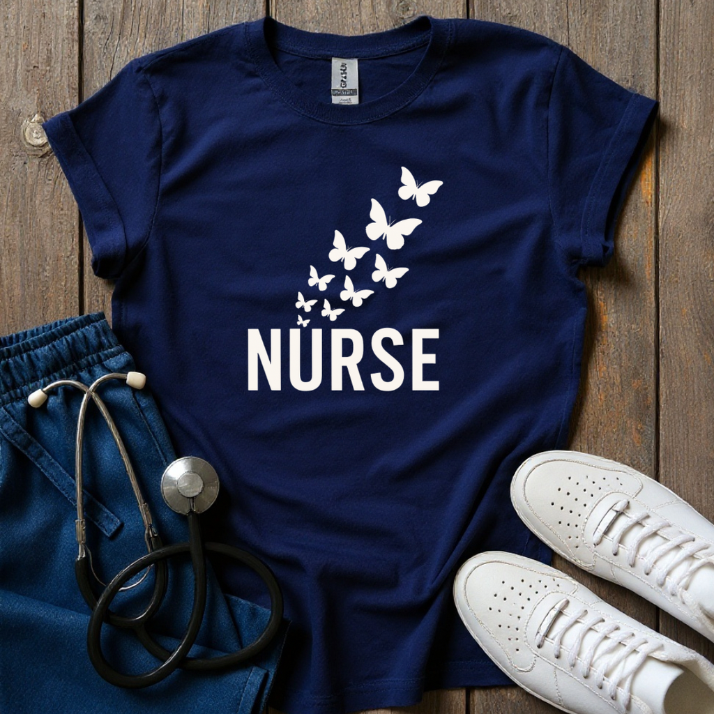 Nurse Butterfly T-Shirt