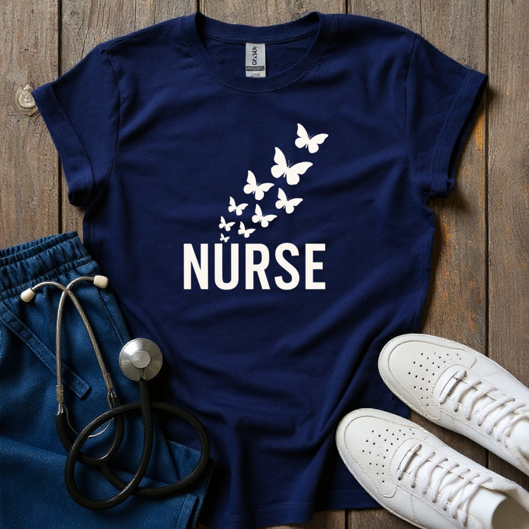 Nurse Butterfly T-Shirt