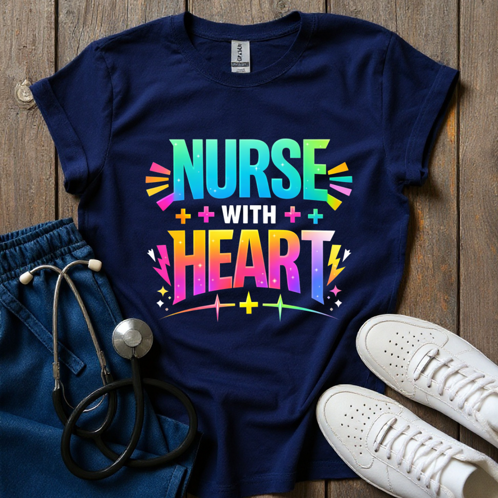 Nurse With Heart  T-Shirt
