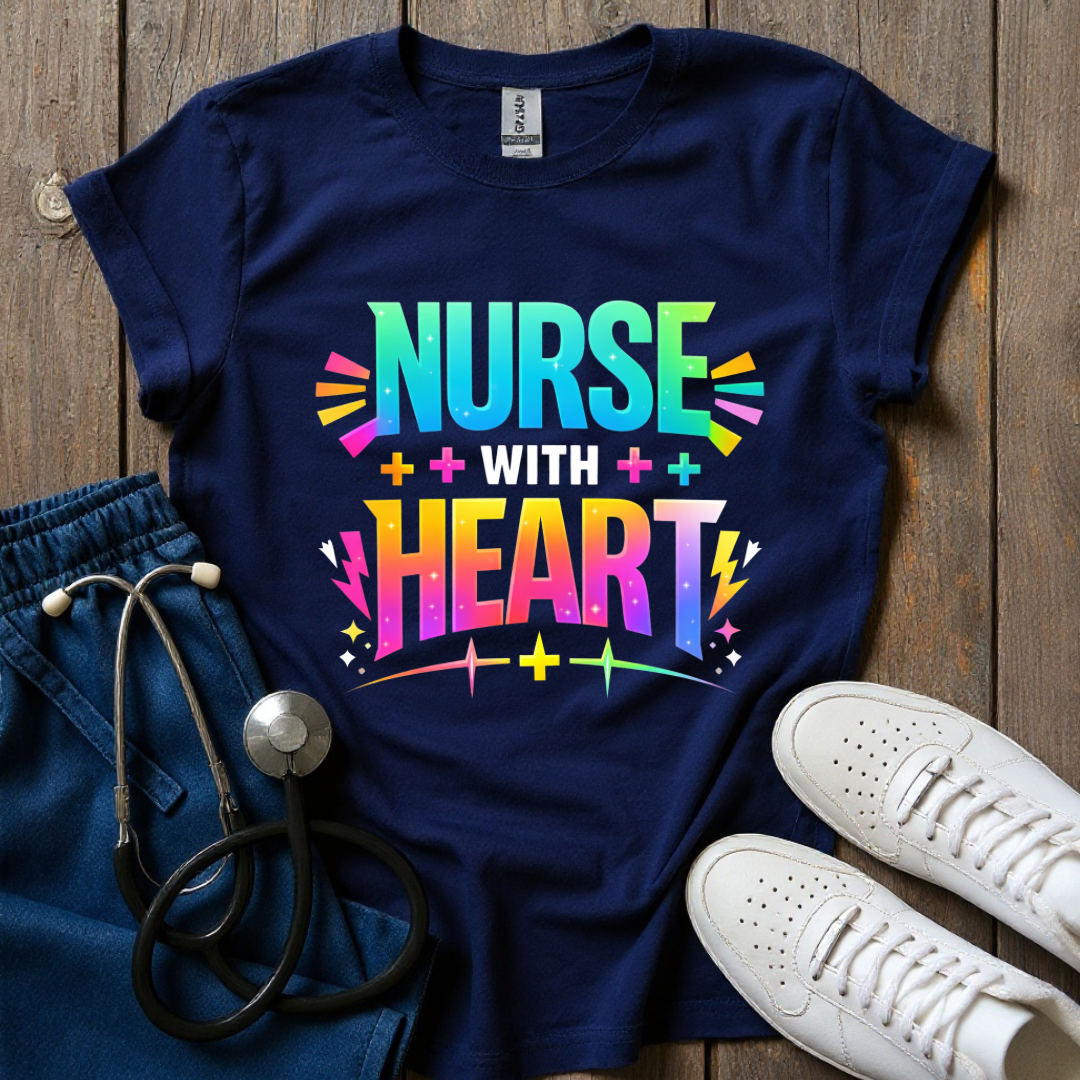 Nurse With Heart  T-Shirt
