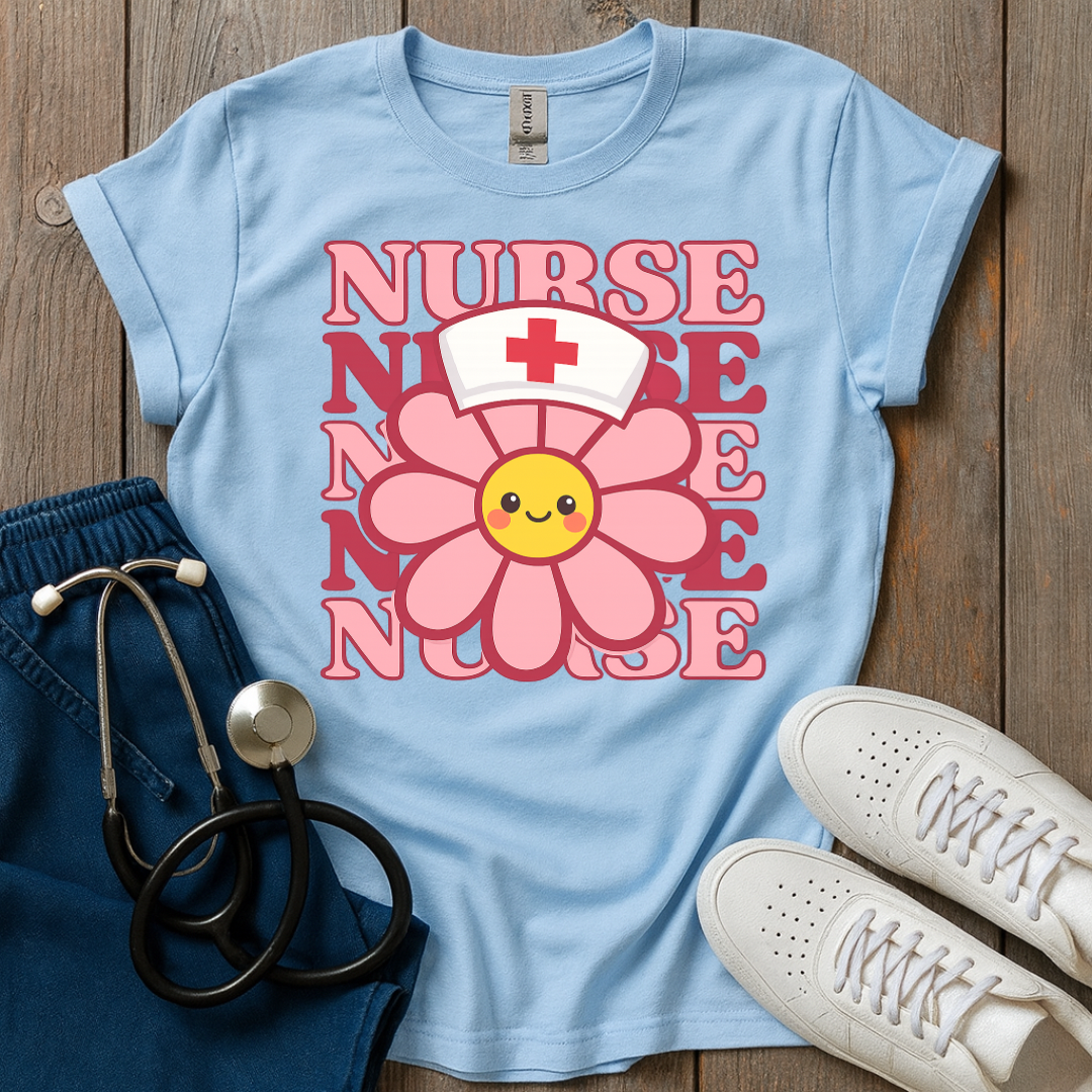 Flower Nurse T-Shirt