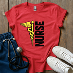 Golden Nurse Symbol T-Shirt