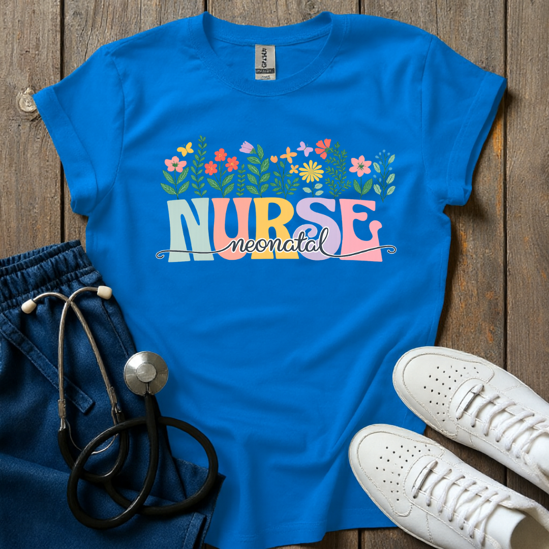 Blooming Neonatal Nurse T-Shirt