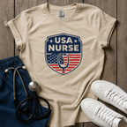 USA Nurse Shield T-Shirt