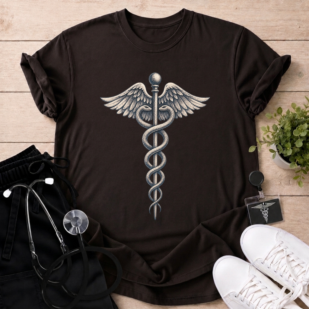 Caduceus Medical Symbol T-Shirt
